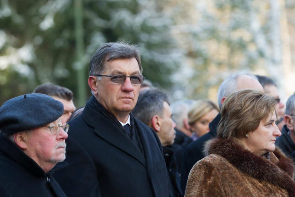 Antakalnio memoriale vyko Sausio 13-osios aukų pagerbimo ceremonija