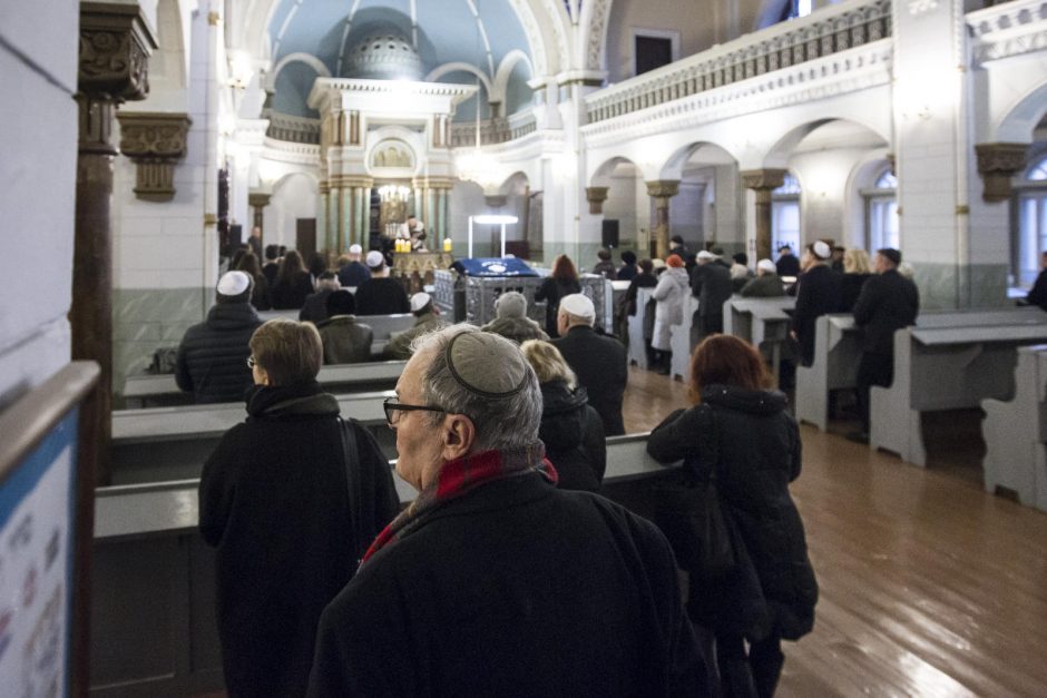 Sostinėje paminėta Holokausto aukų atminimo diena