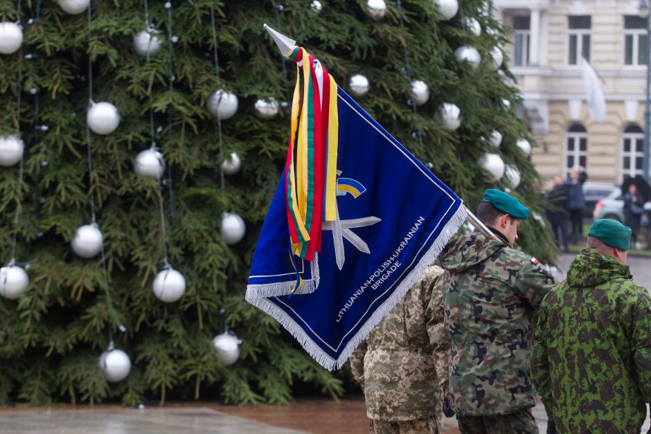 Žmonės sostinėje rinkosi atiduoti pagarbą Lietuvos kariuomenei