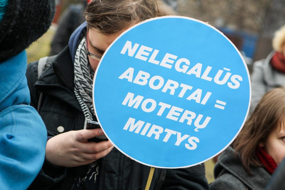 Vilniuje – mitingas prieš abortų draudimą