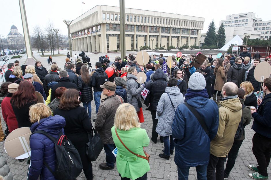 Vilniuje – mitingas prieš abortų draudimą