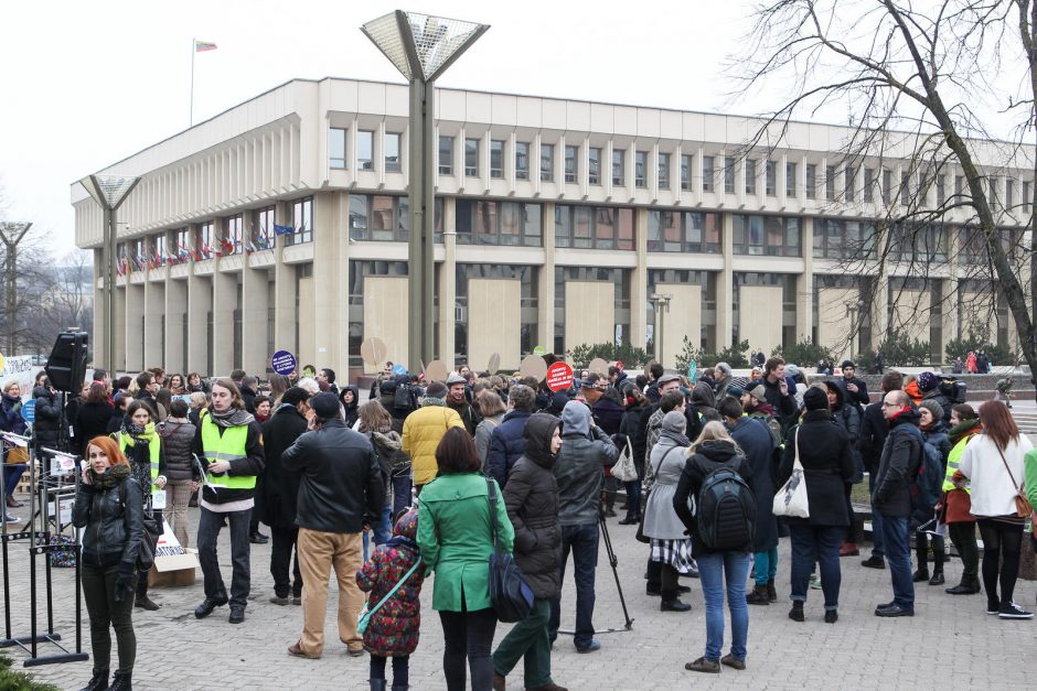 Vilniuje – mitingas prieš abortų draudimą