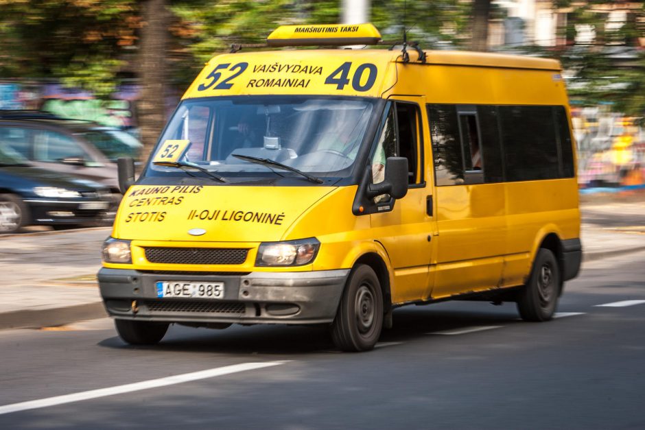 Chaosas dėl mikroautobusų