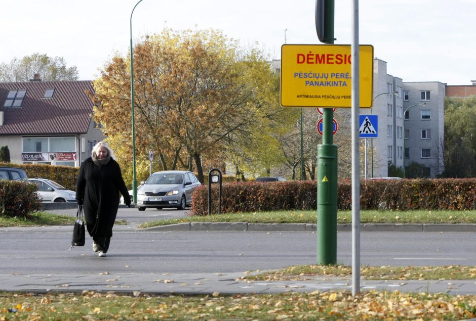 Klaipėdoje dings dar daugiau perėjų