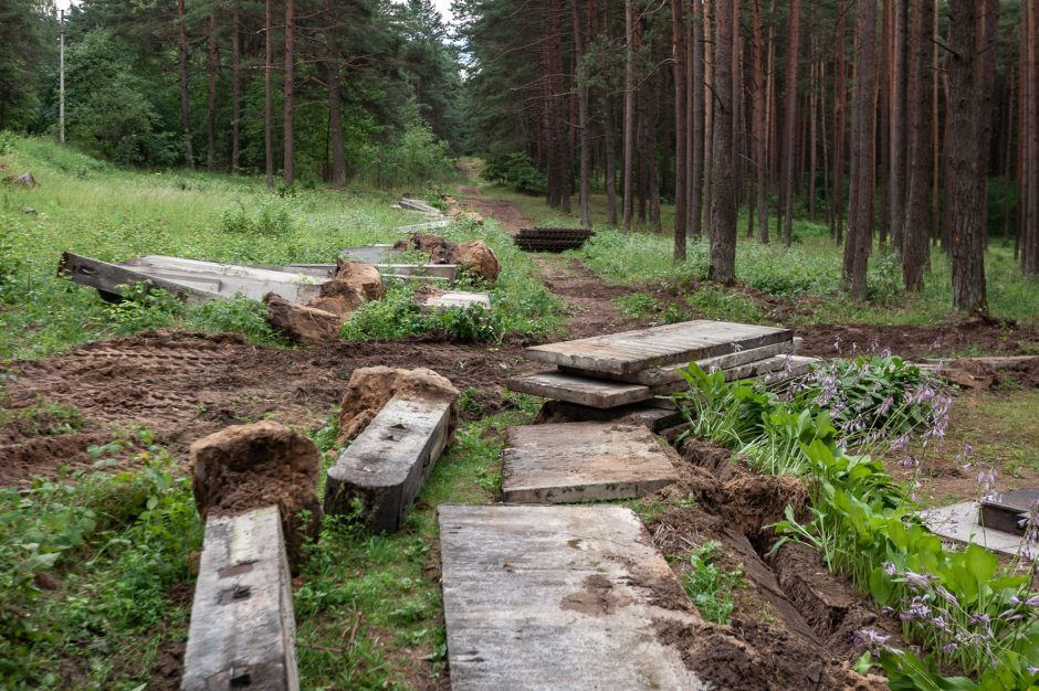 Ilgai planuotos plėtros pradžia: Petrašiūnų kapinėse jau zuja darbininkai