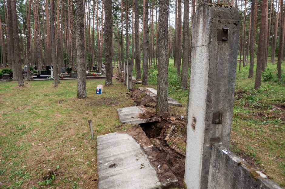 Ilgai planuotos plėtros pradžia: Petrašiūnų kapinėse jau zuja darbininkai