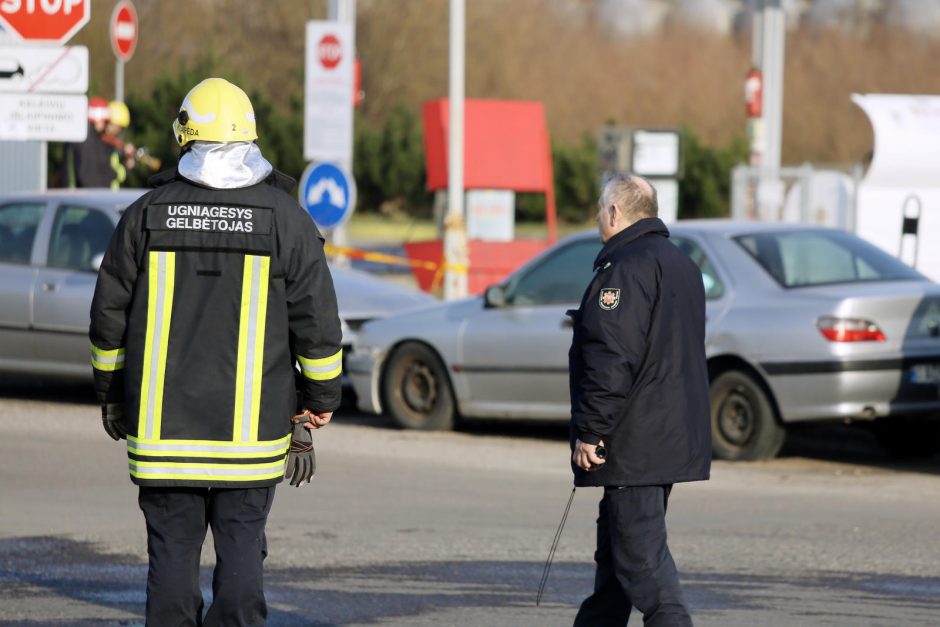 Degalinėje Klaipėdoje veržėsi dujos (atnaujinta)