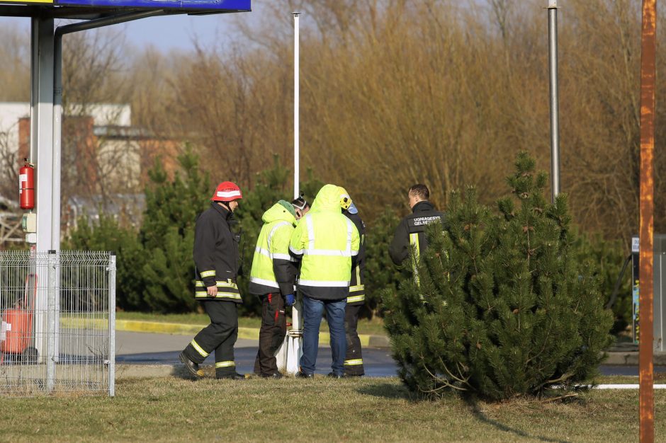 Degalinėje Klaipėdoje veržėsi dujos (atnaujinta)