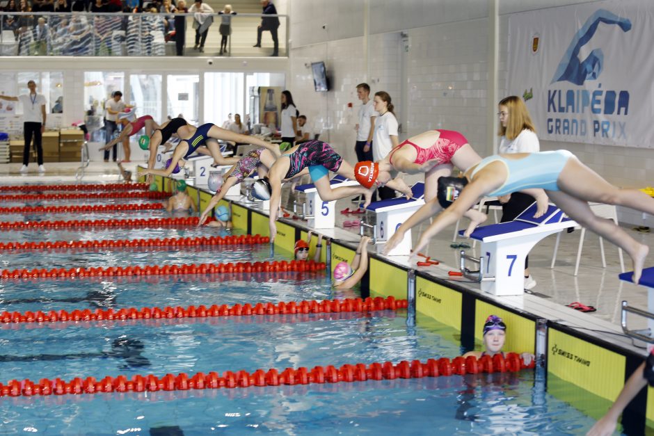 Uostamiestyje – jaunųjų plaukikų varžybos „Klaipėda Grand Prix“