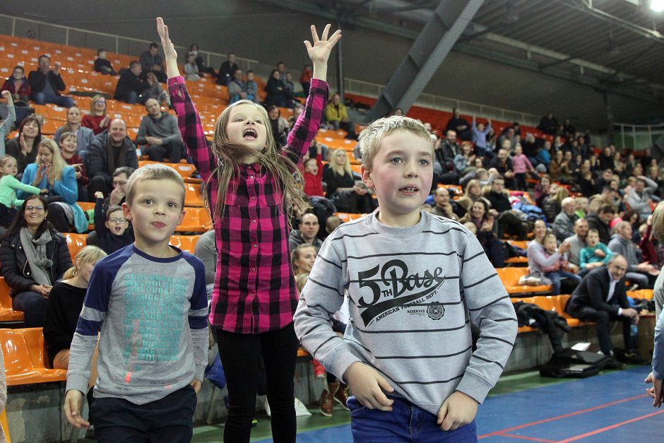 Kauno sporto halėje – mažųjų krepšininkų šventė