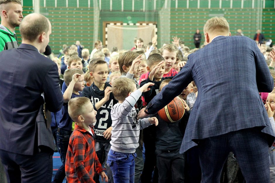 Kauno sporto halėje – mažųjų krepšininkų šventė