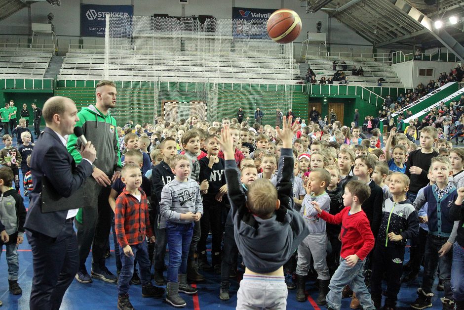 Kauno sporto halėje – mažųjų krepšininkų šventė