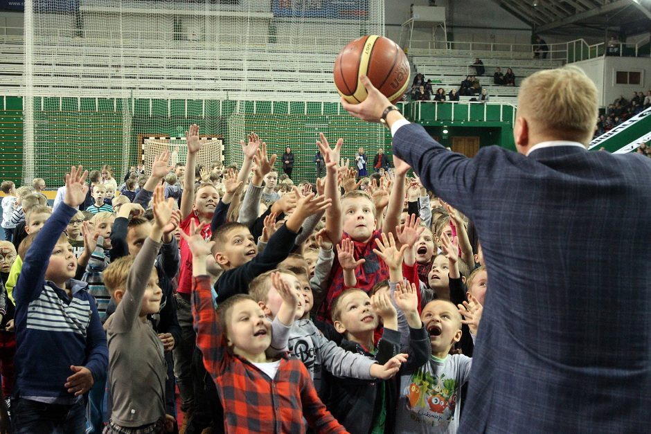 Kauno sporto halėje – mažųjų krepšininkų šventė