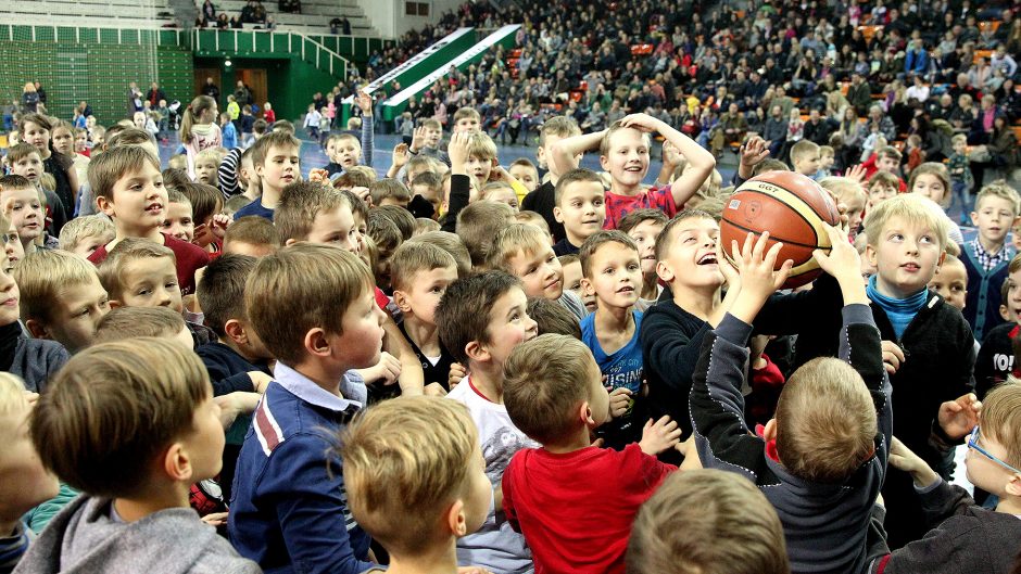 Kauno sporto halėje – mažųjų krepšininkų šventė