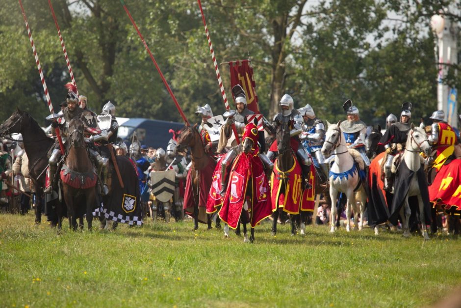 Kariai ir karo istorijos klubai dalyvavo Žalgirio mūšio inscenizacijoje Lenkijoje