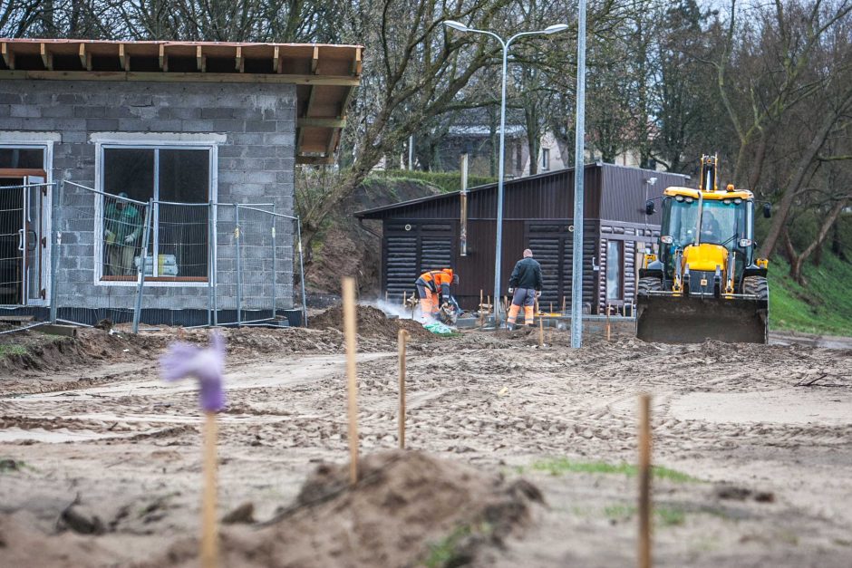 Panemunės paplūdimyje – pats darbymetis