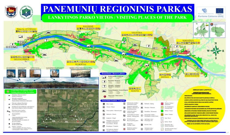 Apie Panemunių regioninį parką – ir QR koduose