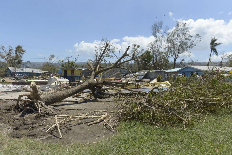 Vanuatu premjeras: ciklono aukų tikriausiai reikšmingai nebepadaugės