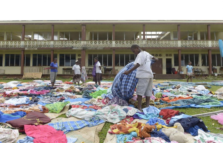 Vanuatu premjeras: ciklono aukų tikriausiai reikšmingai nebepadaugės