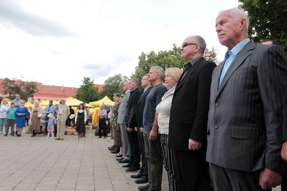 Šaulių sąjunga Kauno Rotušės aikštėje paminėjo 99-ąsias metines