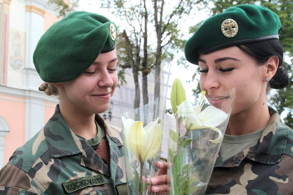 Šaulių sąjunga Kauno Rotušės aikštėje paminėjo 99-ąsias metines