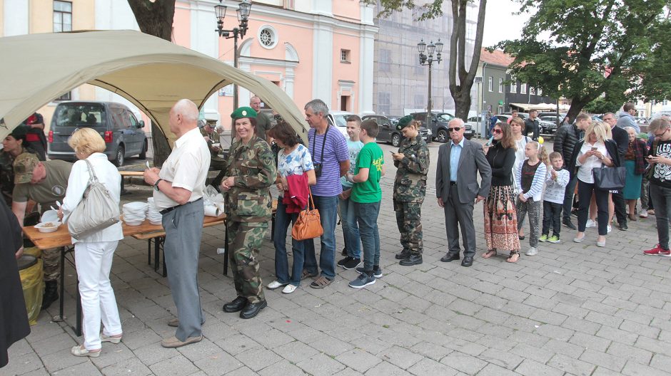 Šaulių sąjunga Kauno Rotušės aikštėje paminėjo 99-ąsias metines