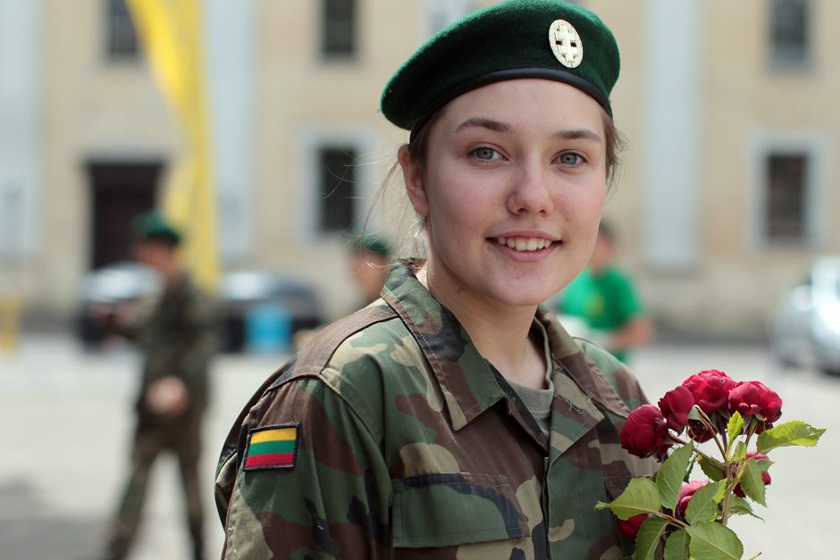 Šaulių sąjunga Kauno Rotušės aikštėje paminėjo 99-ąsias metines