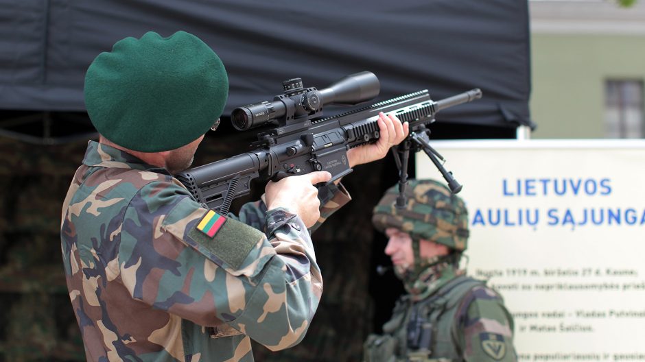 Šaulių sąjunga Kauno Rotušės aikštėje paminėjo 99-ąsias metines