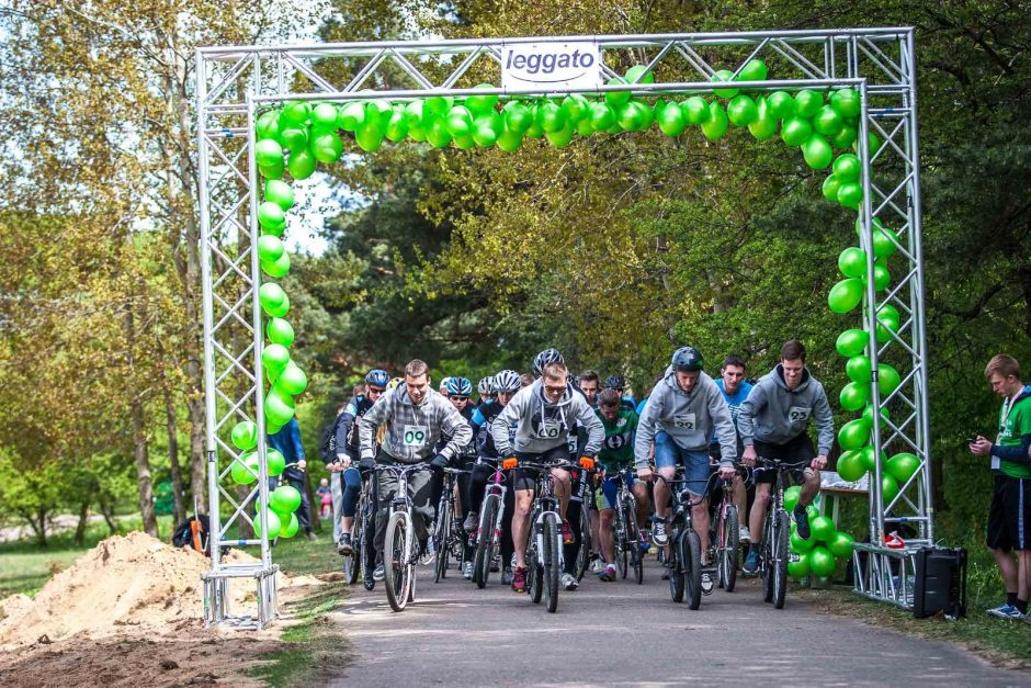 Panemunės šilą okupavo sportuojantis jaunimas