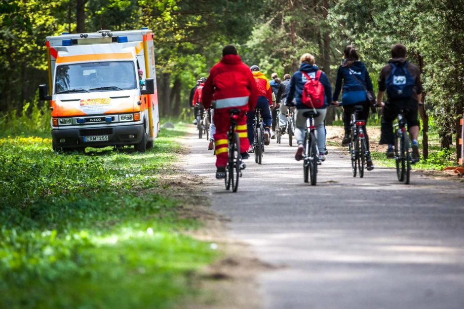 Panemunės šilą okupavo sportuojantis jaunimas