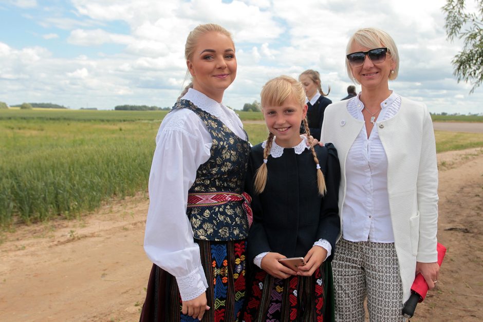 Padėka už darbus: atidengtas signataro J. Vailokaičio paminklas