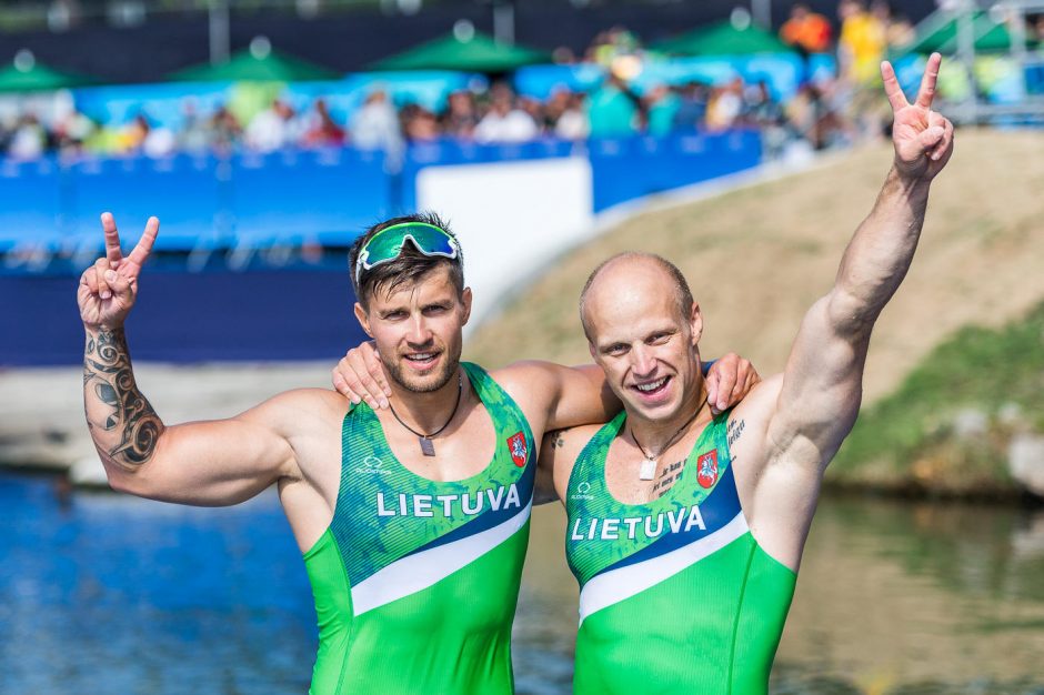 Dar vienas medalis Lietuvai: A. Lankas ir E. Ramanauskas iškovojo bronzą