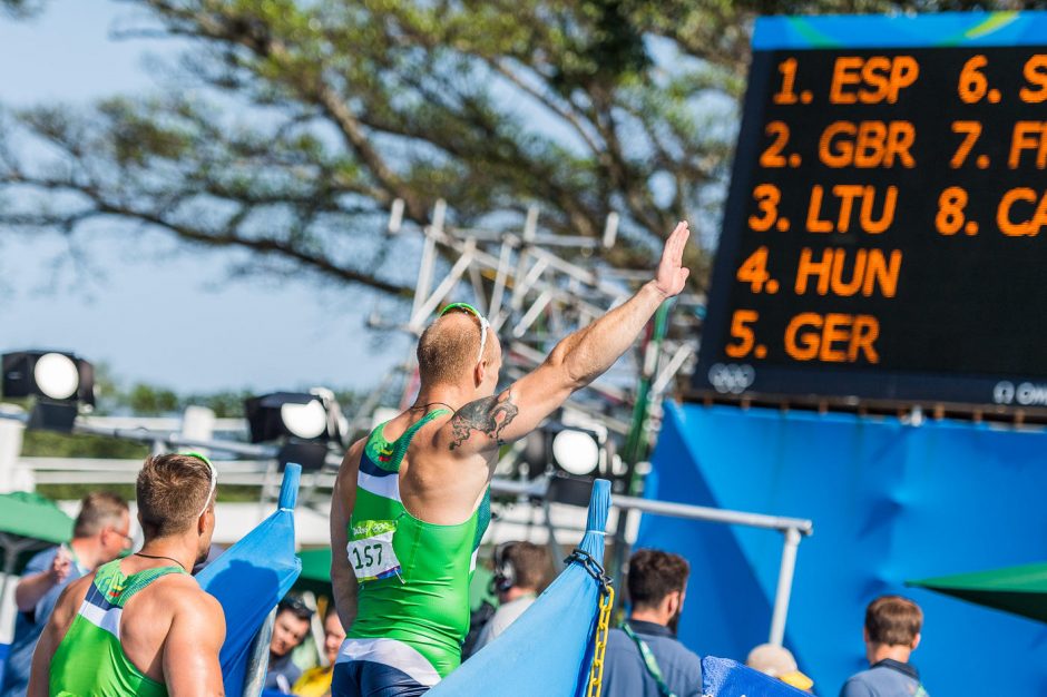 Dar vienas medalis Lietuvai: A. Lankas ir E. Ramanauskas iškovojo bronzą