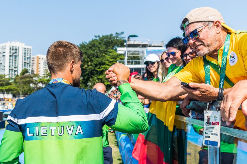 Dar vienas medalis Lietuvai: A. Lankas ir E. Ramanauskas iškovojo bronzą