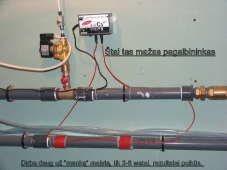 Skelbimas - Elektroninis vandens paruošimo prietaisas. Kalkių surišimo įrenginys. Boilerio remontas