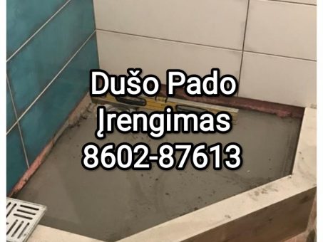 Skelbimas - Dušo pado betonavimas Kaune 8602-87613 dušo zonos įrengimas Kaunas, 