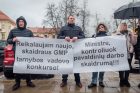 Protestas prie Sveikatos apsaugos ministerijos