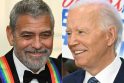 George&#039;as Clooney ir Joe Bidenas