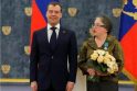 Ela Kanaitė ir Dmitrijus Medvedevas