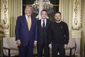 Donaldas Trumpas, Emmanuelis Macronas ir Volodymyras Zelenskis