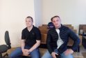 Žala: M.Nevolia (kairėje) ir R.Bitariovas įsitikinę, kad A.Buikio išgyvenimai dėl sumušimo verti tik 500 eurų.