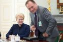 Dalia Grybauskaitė ir Gintaras Kryževičius 