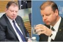 Petras Narkevičius ir Saulius Skvernelis