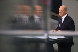 O. Scholzas kartoja darysiantis viską, kad Vokietija nebūtų įtraukta į karą