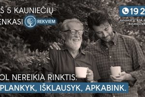 Atsisveikinimo akimirka – priminimas gyviesiems