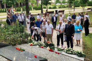 Skulptūrų parke tradiciškai pagerbti negrįžusieji iš jūros