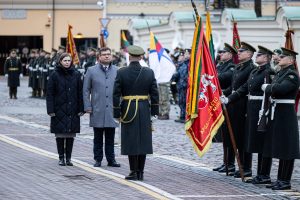 Iškilminga ceremonija: Kasčiūnas Šakalienei perleido vadovavimą KAM