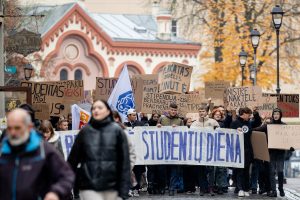 Vilniuje, Kaune ir Klaipėdoje – studentų eisenos: siekia atkreipti dėmesį į problemas