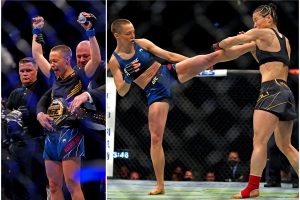 Neįtikėtina: R. Namajunas įspūdingu spyriu nokautavo kinę ir tapo UFC čempione