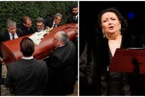 Primadonos M. Caballe laidotuvėse – ir karališkoji šeima